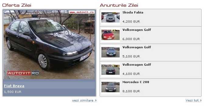 anunturile zilei autovit 2.0